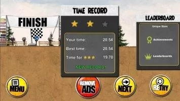 Stickman Downhill Motocross Скриншот 9