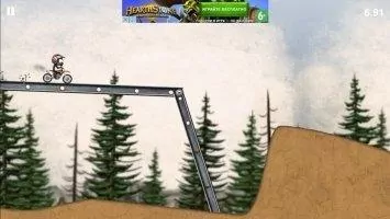 Stickman Downhill Motocross Скриншот 11