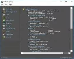Speccy Скриншот 2