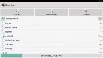 Easy Unrar, Unzip &amp; Zip Скриншот 2