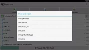 Easy Unrar, Unzip &amp; Zip Скриншот 6