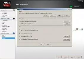 AMD Overdrive Скриншот 6