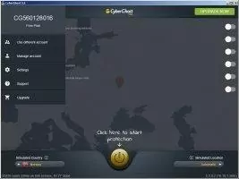 CyberGhost VPN Скриншот 1