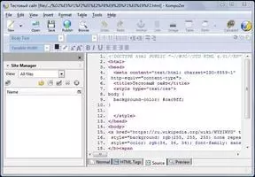 KompoZer Скриншот 3