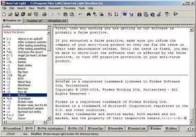 NoteTab Light Скриншот 5