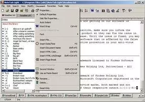 NoteTab Light Скриншот 7