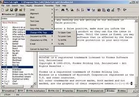 NoteTab Light Скриншот 8