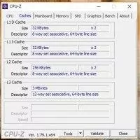CPU-Z Скриншот 2