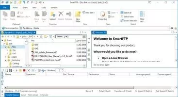 SmartFTP Скриншот 1
