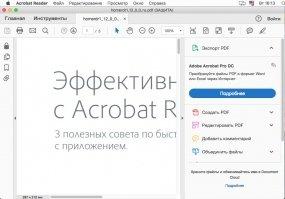 Adobe Acrobat Reader Скриншот 1