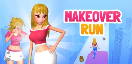 Makeover Run Makeup Game Скриншот 9