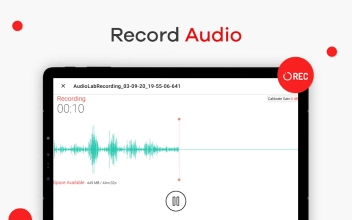 AudioLab Audio Editor Recorder Скриншот 3