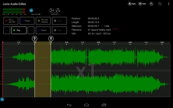 Lexis Audio Editor Скриншот 1