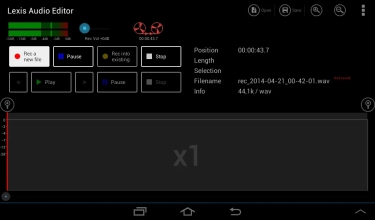 Lexis Audio Editor Скриншот 3