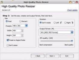 High Quality Photo Resizer Скриншот 4