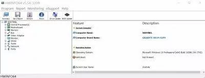 HWINFO64 Скриншот 7