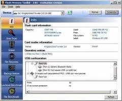 Flash Memory Toolkit Скриншот 1