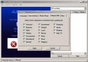 JLCs Internet TV Скриншот 6