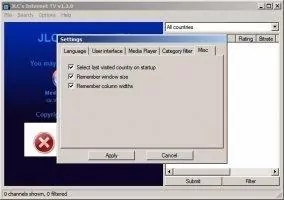 JLCs Internet TV Скриншот 7