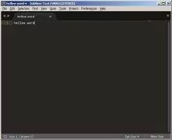 Sublime Text Скриншот 1