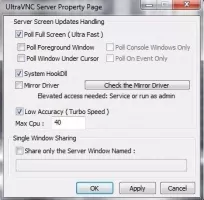 UltraVNC Скриншот 4